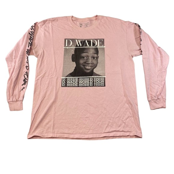 Dwyane Wade Graphic Tee Thrifted Vintage Style Size L - Picture 1 of 13